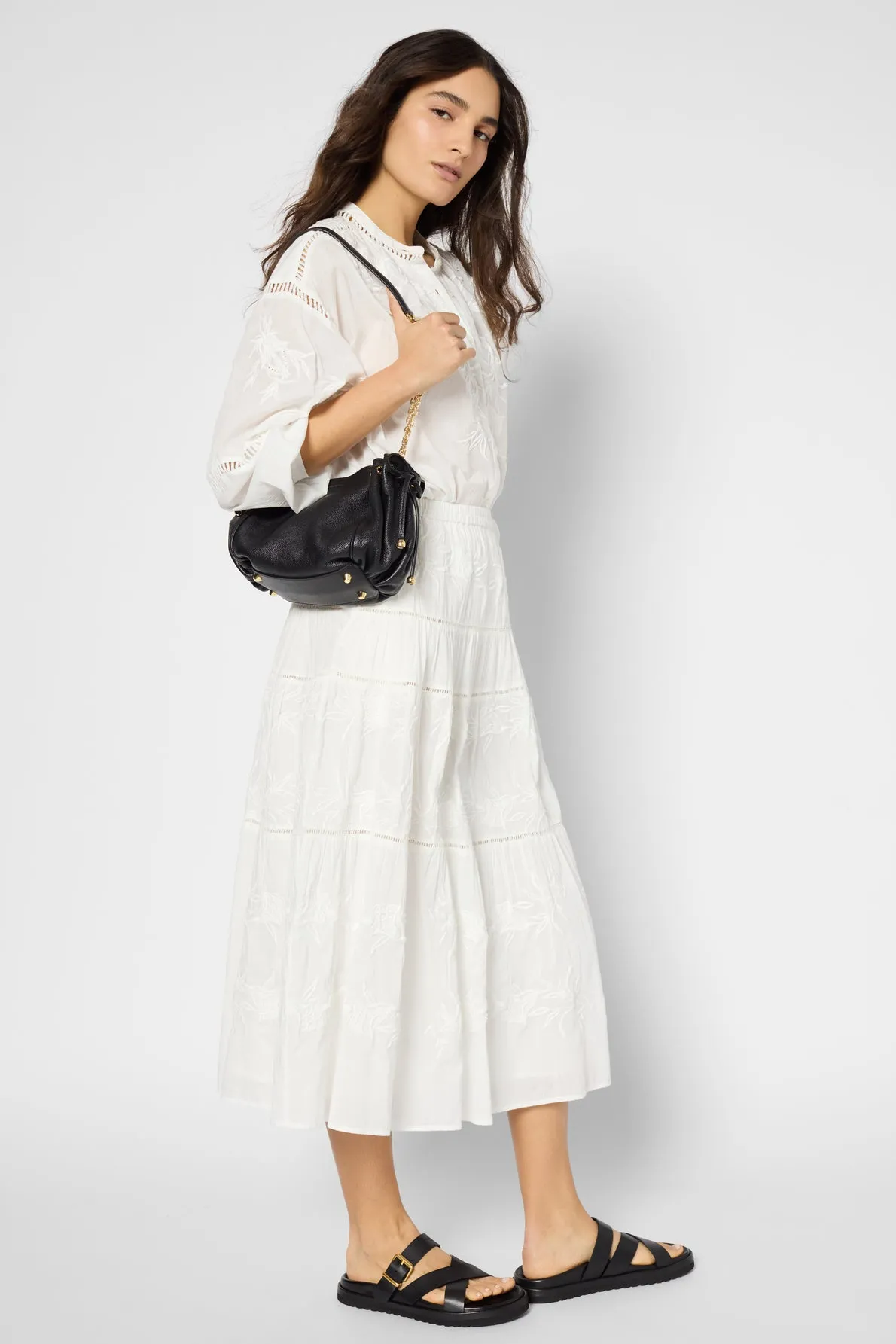 Skirt Vera Dbj40b329 White Clothing_Gerard-Darel