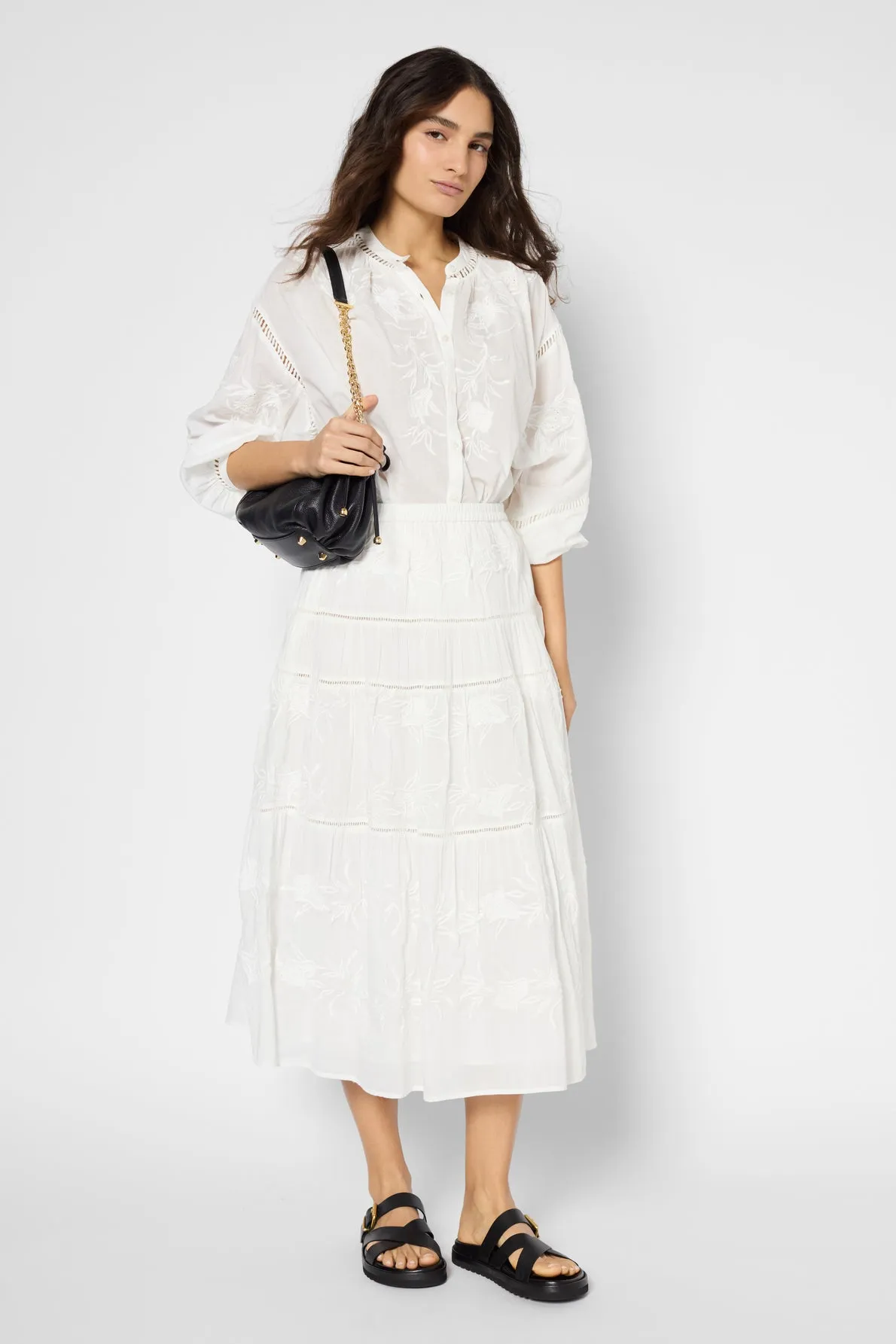 Skirt Vera Dbj40b329 White Clothing_Gerard-Darel