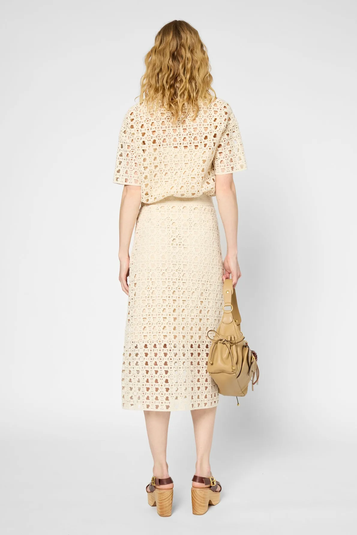 Skirt Videlia Dbj33b346 Natural Clothing_Gerard-Darel