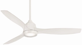 Skyhawk 60"Ceiling Fan Flat White stylish medium fans for contemporary homes
