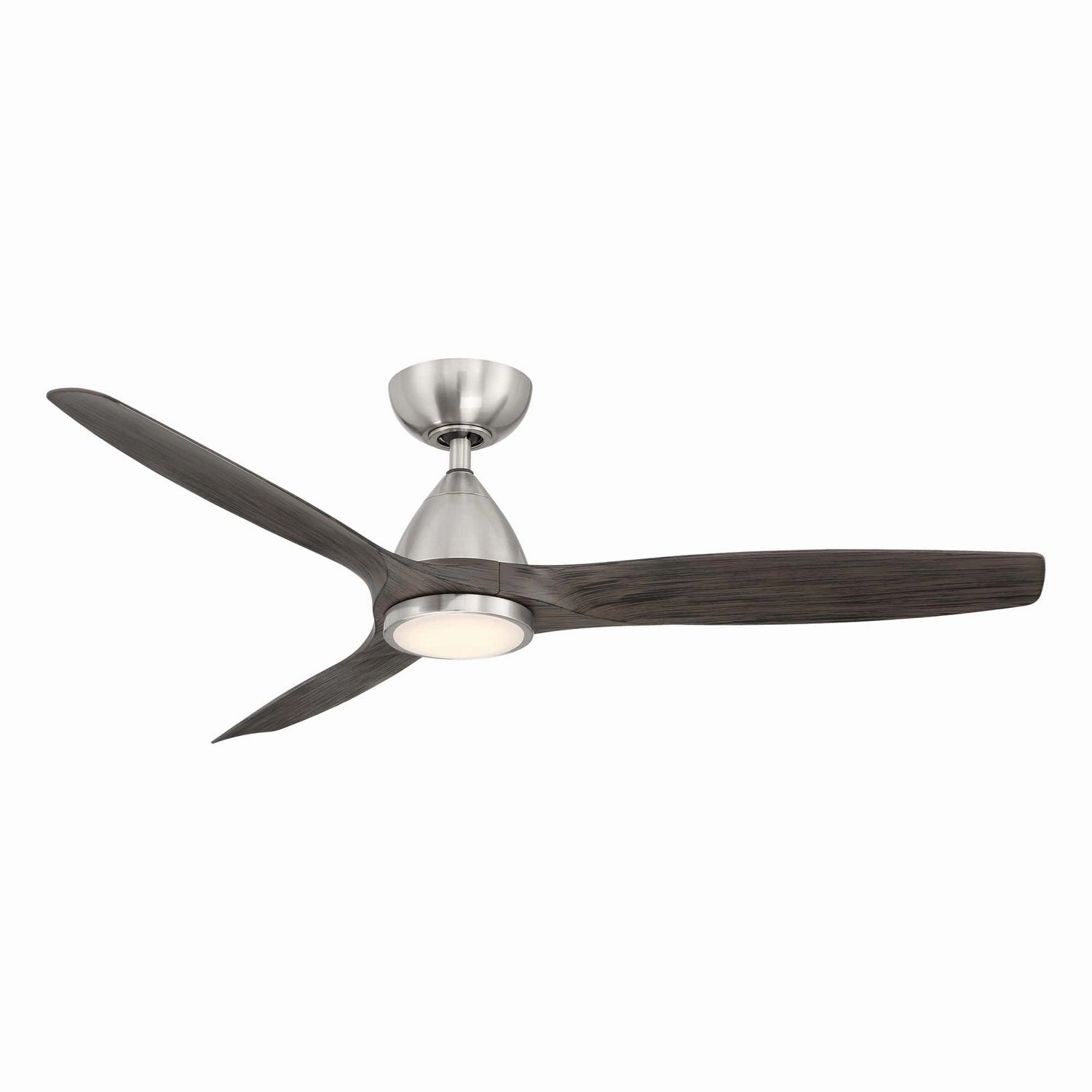 Skylark 54"Ceiling Fan Brushed Nickel/Ebony stylish medium fans for contemporary homes