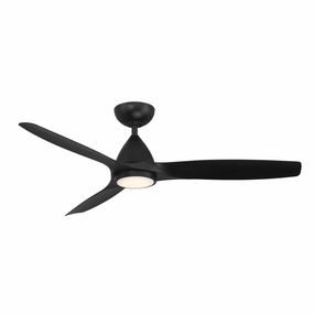 Skylark 54"Ceiling Fan Matte Black home cooling fans in medium size