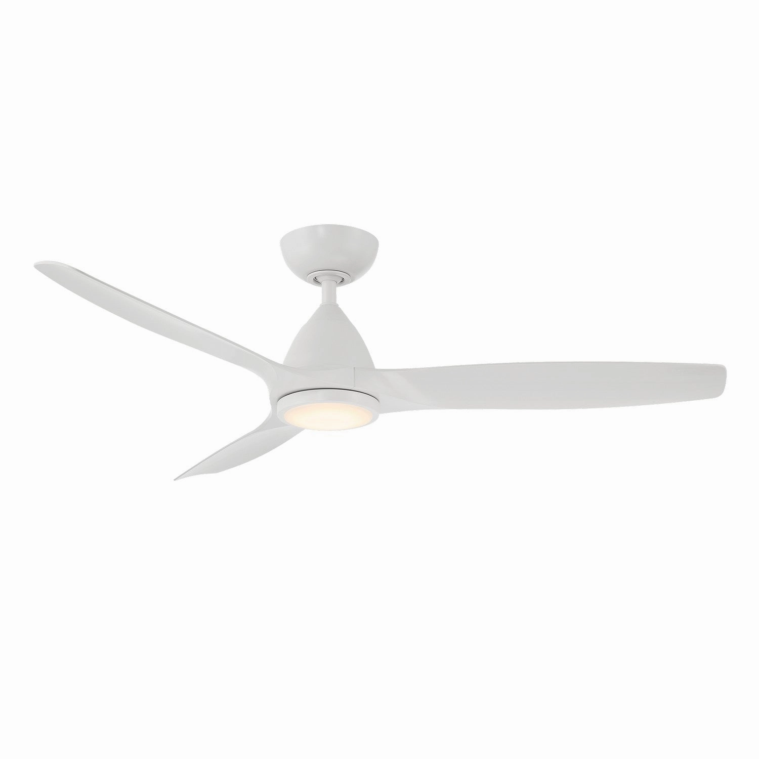 Skylark 54"Ceiling Fan Matte White quiet medium fans for living room use