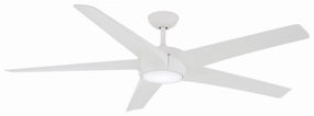 Skymaster 64"Ceiling Fan Flat White affordable medium fans for summer