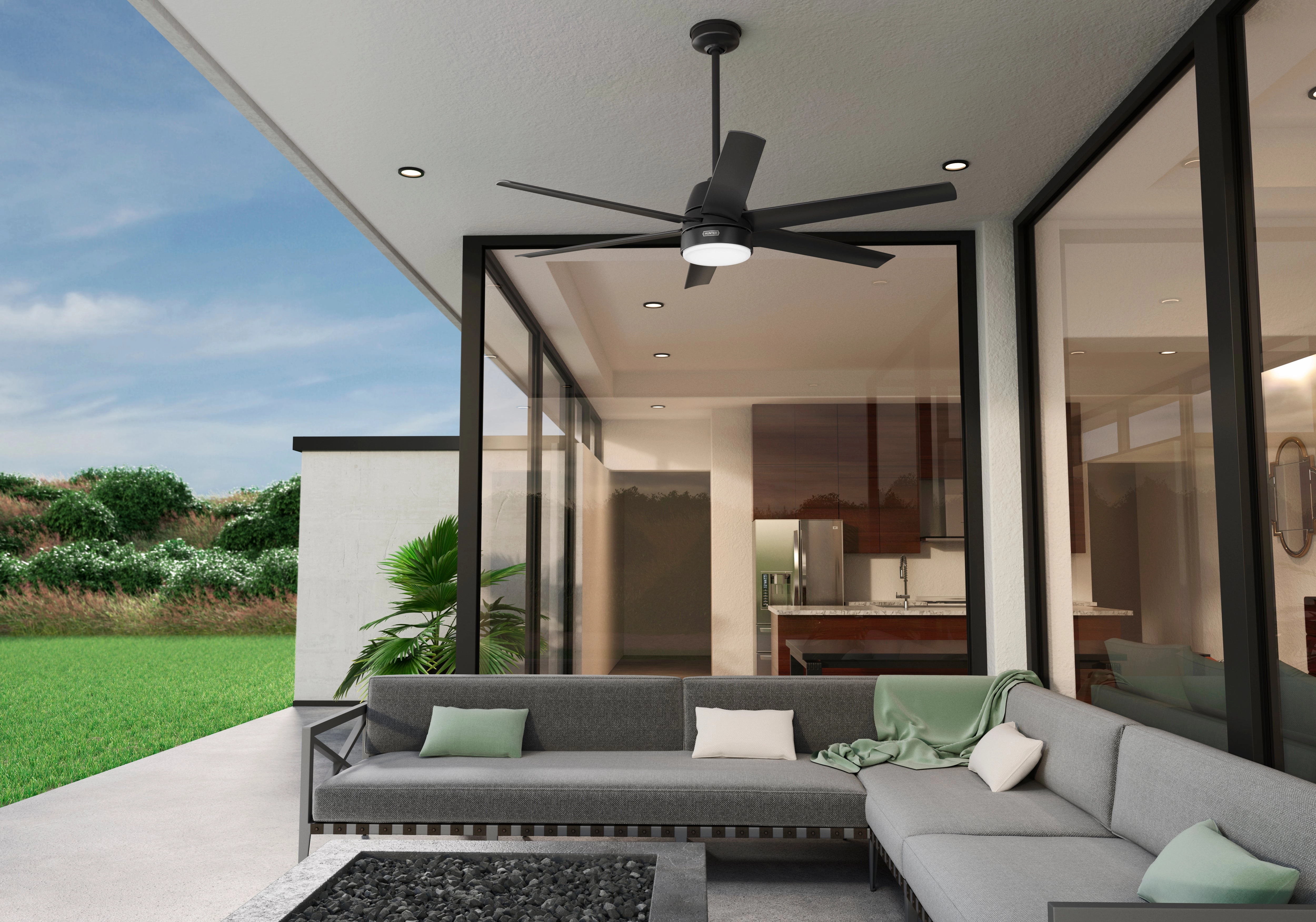 Skysail 60"Ceiling Fan Matte Black