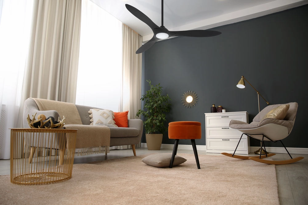 Sleek 60"Ceiling Fan Coal