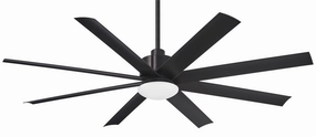 Slipstream Led 65" Ceiling Fan Coal energy-efficient medium fans with remote