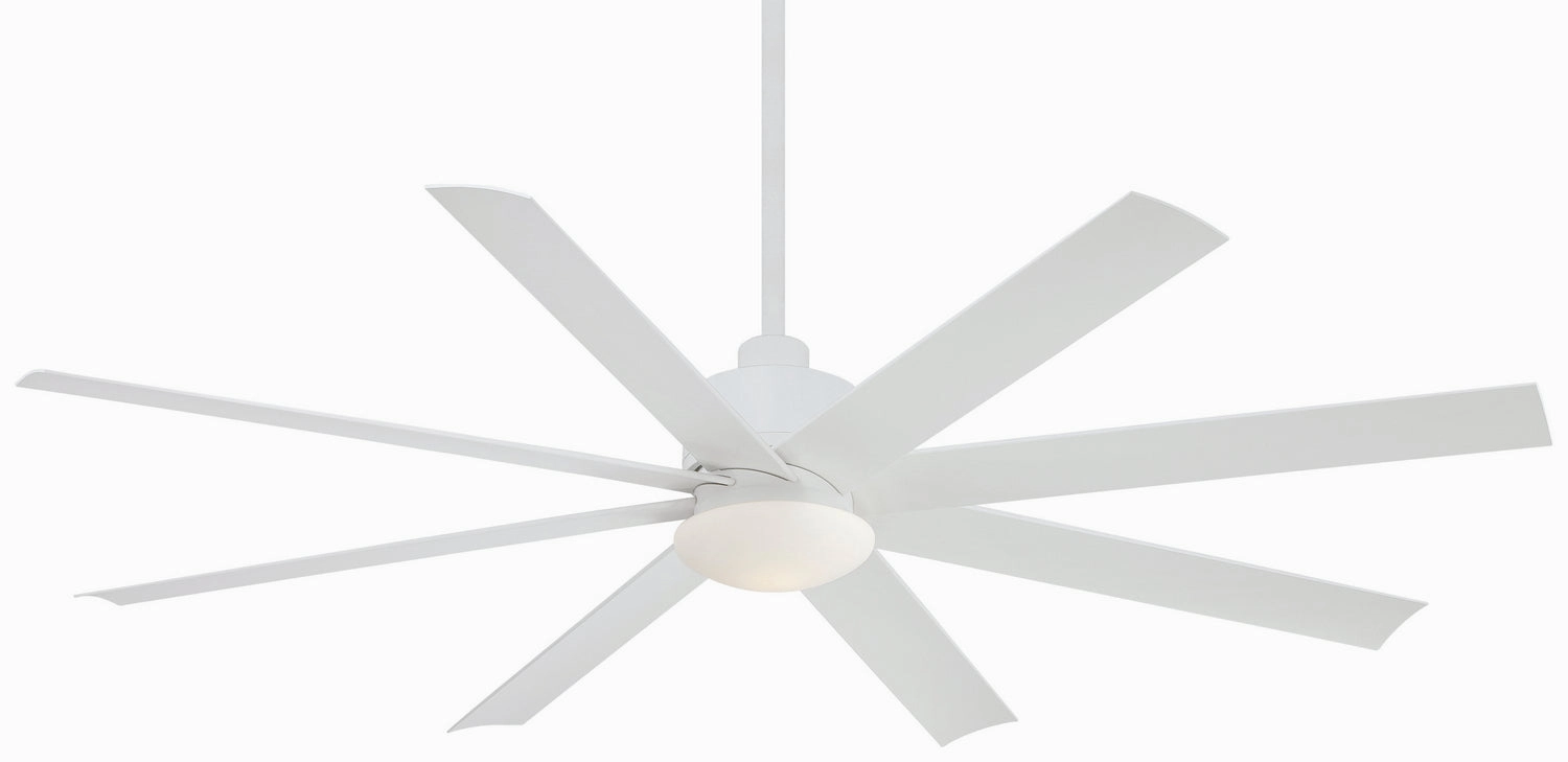Slipstream Led 65" Ceiling Fan Flat White medium size fans for home ventilation