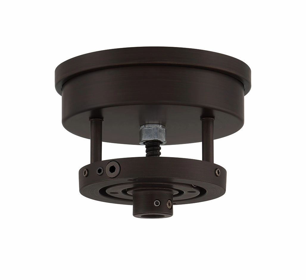 Slope Mount Adapter in Aged Bronze Brushed Energy-efficient ceiling fan with remote