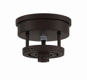 Slope Mount Adapter in Aged Bronze Brushed Energy-efficient ceiling fan with remote