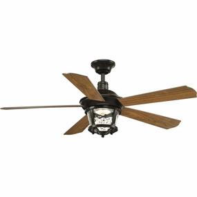 Smyrna 52"Ceiling Fan Antique Bronze portable medium fans with handle design