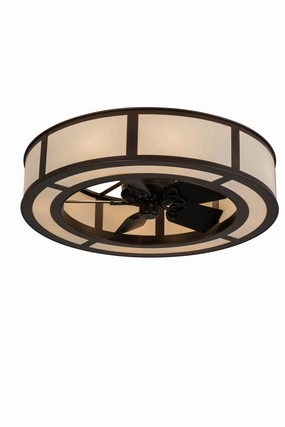 Smythe Craftsman 12 Light Chandel-Air decorative fandeliers with lights