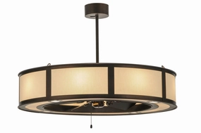 Smythe Craftsman 12 Light Chandel-Air decorative fandeliers with lights
