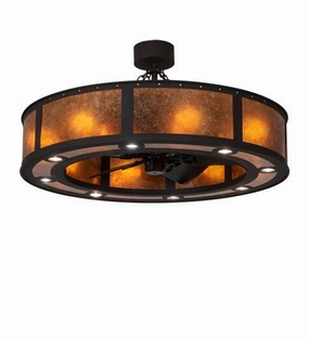 Smythe Craftsman 16 Light Chandel-Air compact small fans for bedrooms