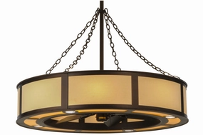 Smythe Craftsman 16 Light Chandel-Air decorative fandeliers with lights
