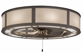 Smythe Craftsman 16 Light Chandel-Air decorative fandeliers with lights
