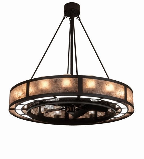 Smythe Craftsman 16 Light Chandel-Air decorative fandeliers with lights