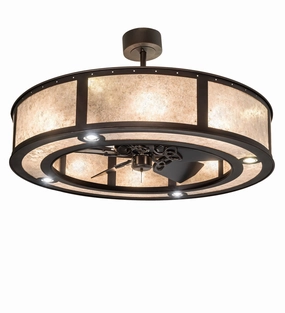 Smythe Craftsman 16 Light Chandel-Air decorative fandeliers with lights