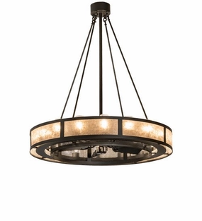 Smythe Craftsman 16 Light Chandel-Air decorative fandeliers with lights