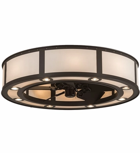 Smythe Craftsman 16 Light Chandel-Air decorative fandeliers with lights