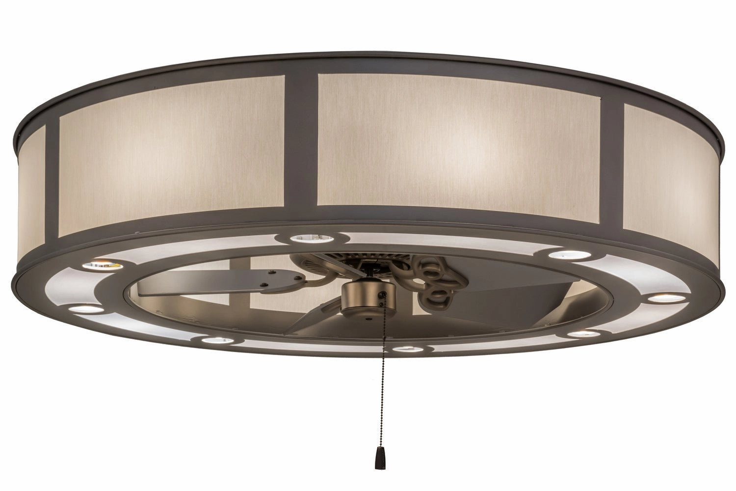 Smythe Craftsman 16 Light Chandel-Air decorative fandeliers with lights
