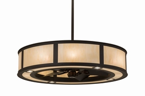 Smythe Craftsman 16 Light Chandel-Air decorative fandeliers with lights