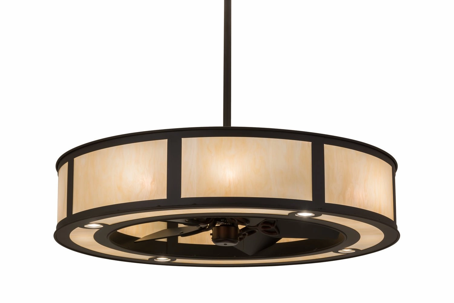 Smythe Craftsman 16 Light Chandel-Air decorative fandeliers with lights