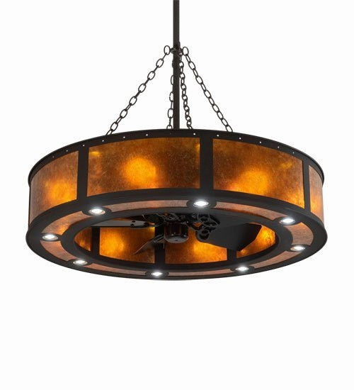 Smythe Craftsman 24 Light Chandel-Air decorative fandeliers with lights