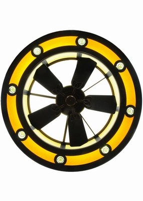Smythe Craftsman LED Chandel-Air decorative fandeliers with lights