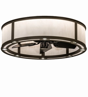 Smythe Craftsman LED Chandel-Air decorative fandeliers with lights
