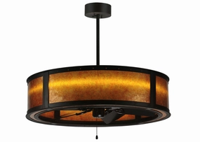Smythe Craftsman LED Chandel-Air decorative fandeliers with lights