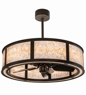 Smythe Craftsman LED Chandel-Air decorative fandeliers with lights