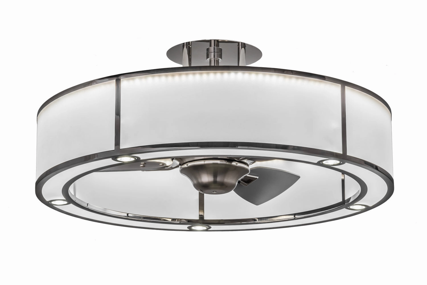 Smythe Craftsman LED Chandel-Air decorative fandeliers with lights