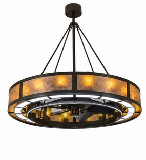 Smythe Craftsman LED Chandel-Air decorative fandeliers with lights