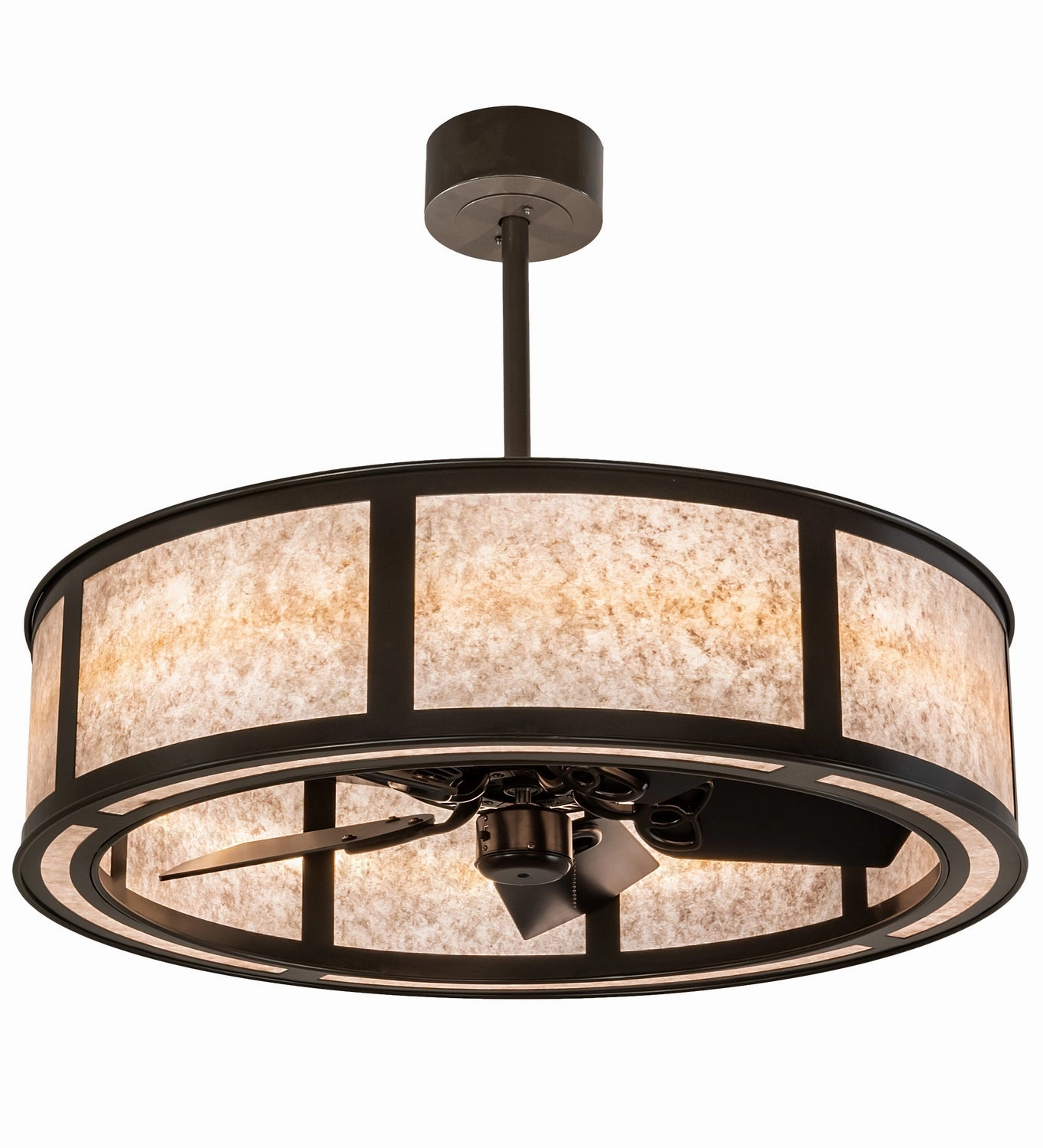 Smythe Craftsman LED Chandel-Air decorative fandeliers with lights