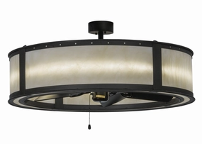 Smythe Craftsman LED Chandel-Air decorative fandeliers with lights