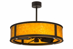 Smythe Craftsman LED Chandel-Air decorative fandeliers with lights