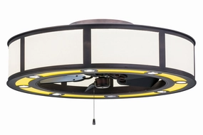 Smythe Craftsman LED Chandel-Air small electric fans for personal cooling