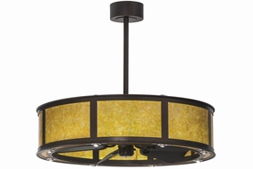 Smythe Craftsman LED Chandel-Air decorative fandeliers with lights