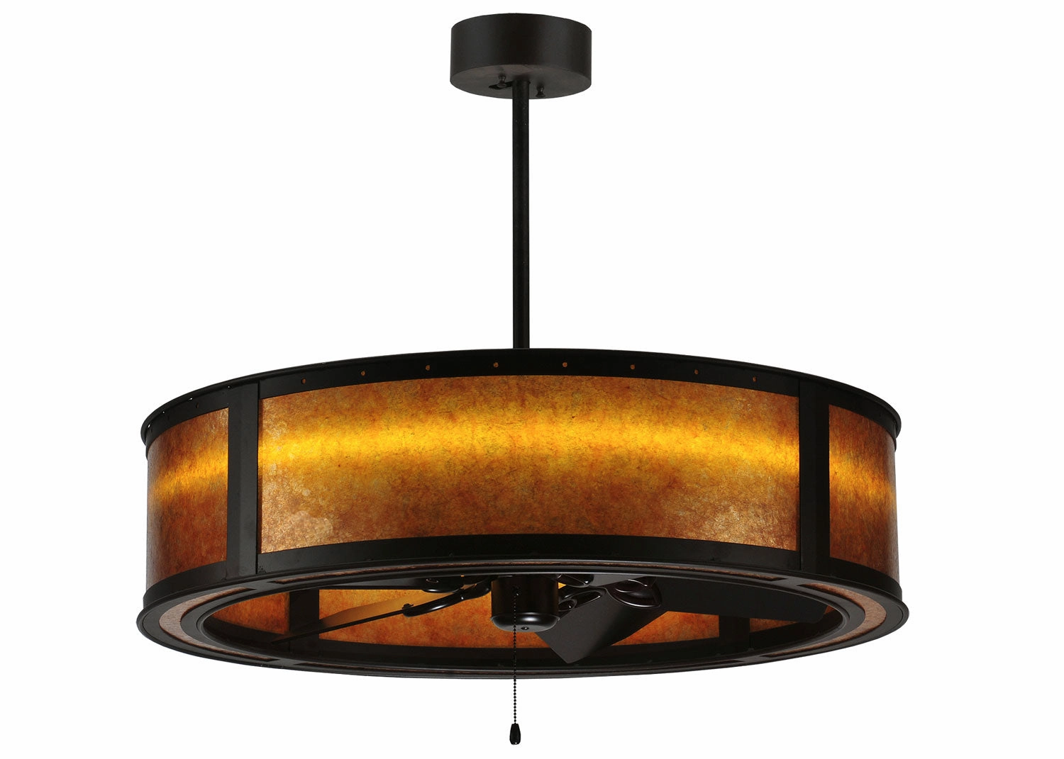 Smythe Craftsman LED Chandel-Air decorative fandeliers with lights