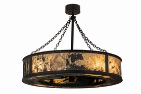 Smythe Eight Light Chandel-Air decorative fandeliers with lights