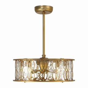 Snowden 5-Light LED Fan D'Lier modern fandeliers for living rooms