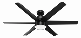 Solaria 60"Ceiling Fan Matte Black portable medium fans with handle design