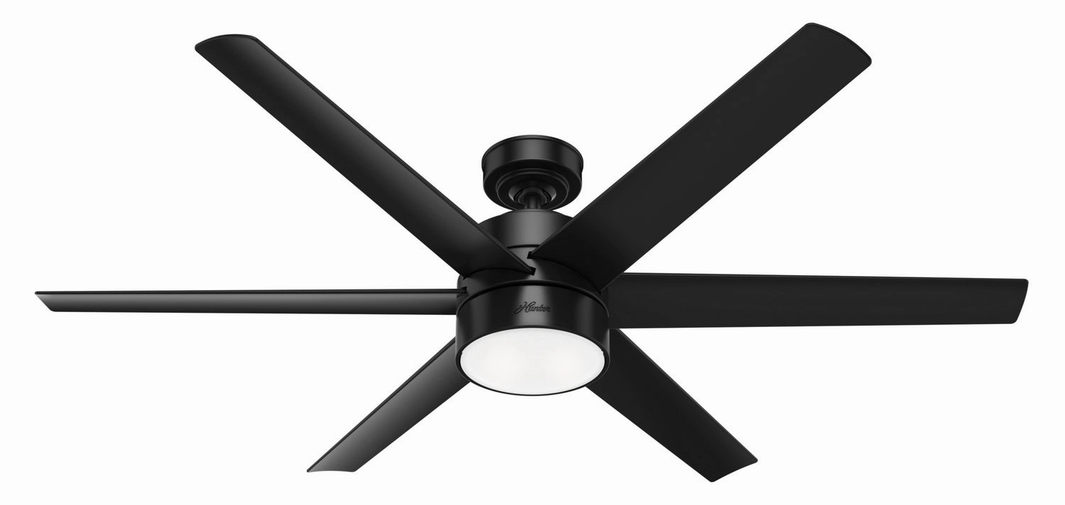 Solaria 60"Ceiling Fan Matte Black portable medium fans with handle design