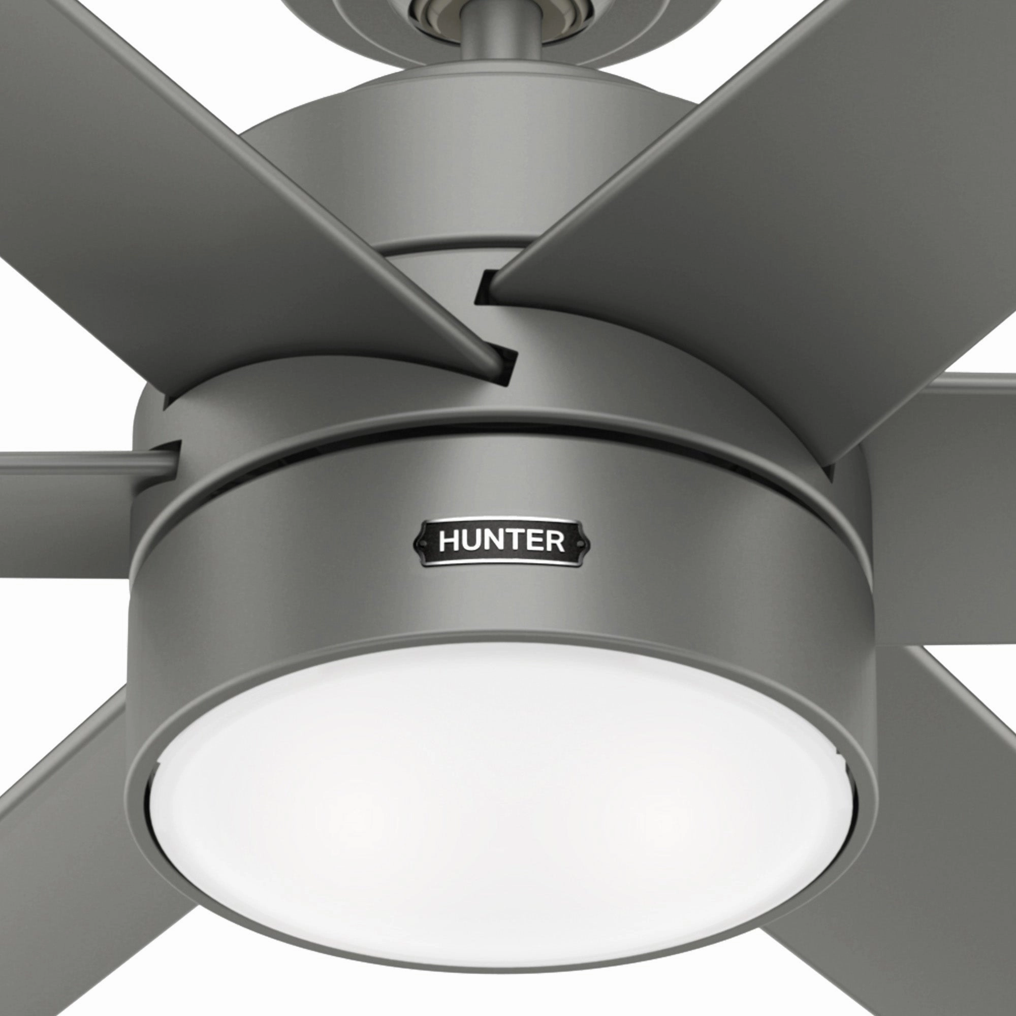 Solaria 60"Ceiling Fan Matte Silver