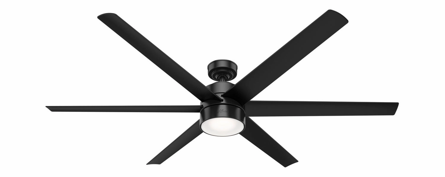 Solaria 72"Ceiling Fan Matte Black modern medium fans for everyday cooling