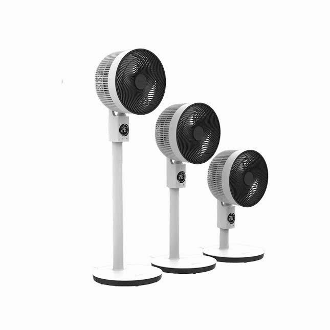 Solenco MeacoFan Sefte 10" Pedestal Pro Fan White