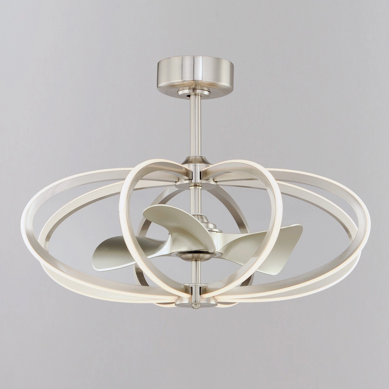 Solstice LED Fandelight Satin Nickel