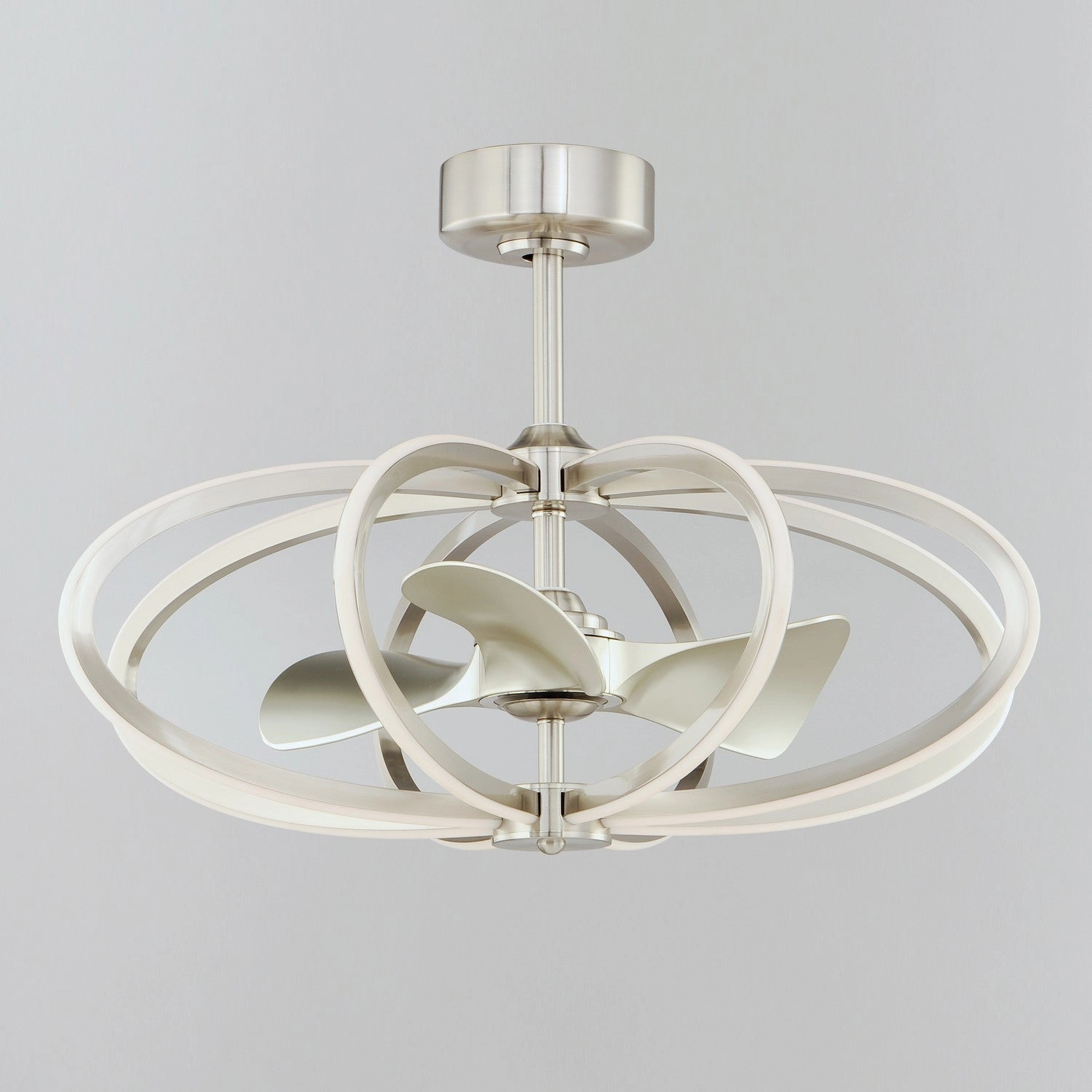 Solstice LED Fandelight Satin Nickel