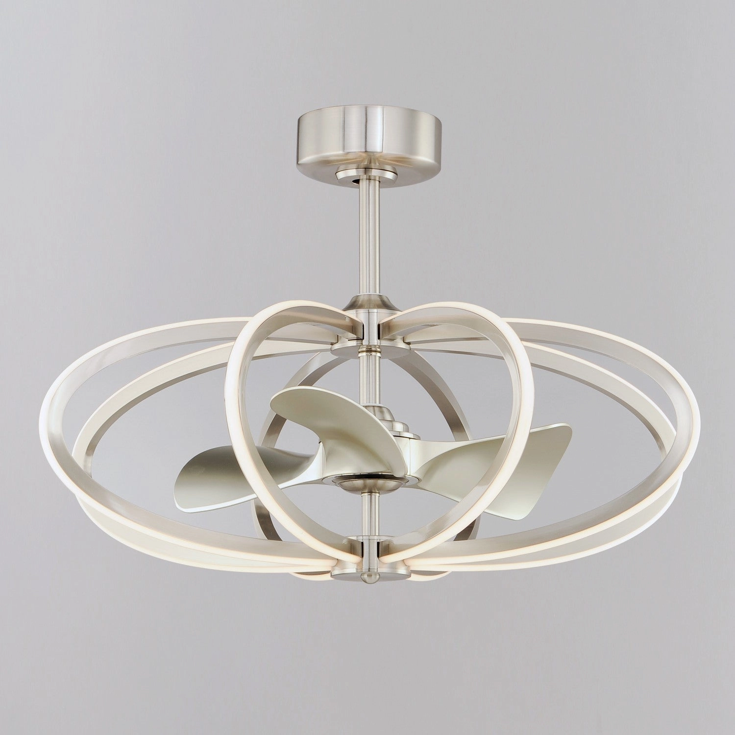 Solstice LED Fandelight Satin Nickel